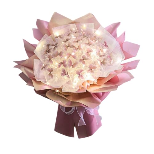 DIY Blumenstrauß Set, Schmetterlings Blumen Set Zum Selbermachen, Kreativ