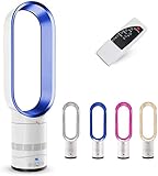 Ventilatori elettrici Ventilatore a Torre Senza da 16 Pollici Telecomando Purificatore d'Aria Domestico Tavolo Camera Letto Ufficio Rotazione di 90 Gradi Facile