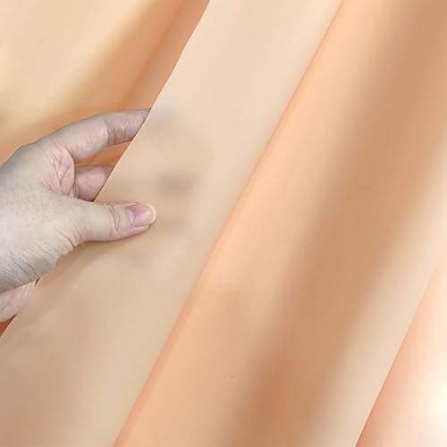 Miniatura 3 de Rollo de vinilo de PVC de gelatina de 11.8 x 53 pulgadas, suave, de color liso, impermeable, tela de PVC para esterilla, lazos para el cabello,