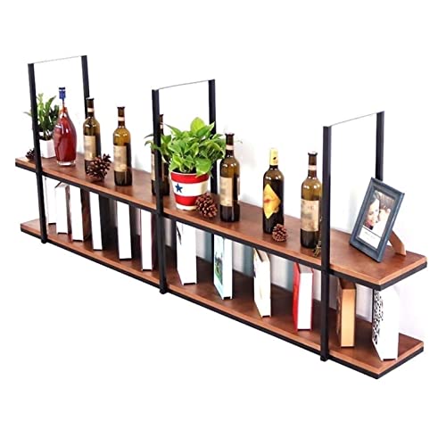 Support de fleurs de plafond suspendu en bois pour bar
