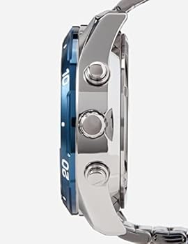 Lorus Orologio analogico da uomo al quarzo digitale con cinturino in metallo RW647AX9, blu, Bracciale Lorus Orologio analogico da uomo al quarzo digitale con cinturino in metallo RW647AX9, blu, Bracciale