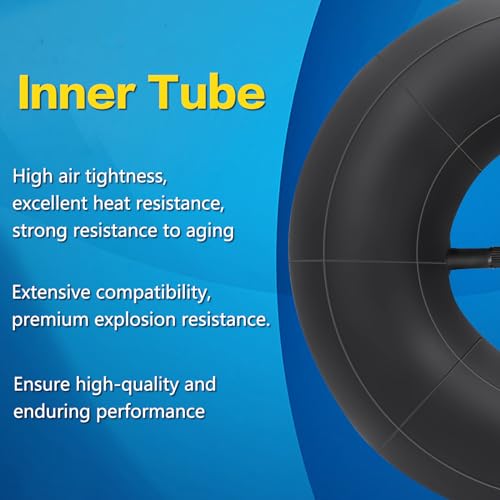 15x6.00-6\" Replacement Lawn Mowers Inner Tubes with TR-13 Valve Stem for Wagons, Generators,Snow Blower,ATVs,Golf Carts, Yard Tractors and more - Thumbnail 4