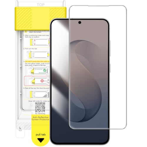 JETech Anti-Reflective 9H+ Screen Protector for Galaxy S26 FE, 2-Pack