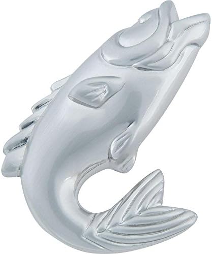 Atlas Homewares - Fish Collection 2-1/4 in. Brushed Nickel Fish Cabinet Knob - Brushed Nickel