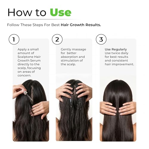 Avimee Herbal Scalptone Hair Growth Serum | Scientifically Proven Formula | Enriched with Nansyl & Green Tea Extract | For Hair Growth & Hair Fall Reduction | 25 ml 5