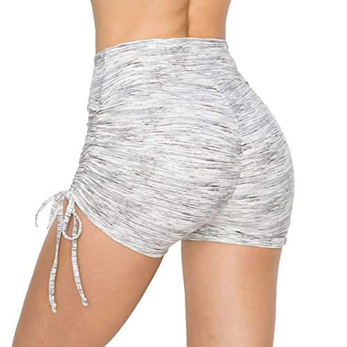 Image of ALWAYS Faux Leather Shorts - High Waist Active Stretch Yoga Short Pants for Women
