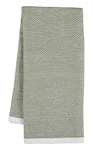 KAF Home Ayesha Curry Mixed Utility Kitchen Towel Set | Set of 6 Mixed Terry Kitchen Towels | Absorbent Kitchen Towels Perfect for Spills, Drying Dishes, Cooking, and Any Household Mess (Green) - Thumbnail 7