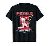 Number and Portrait Albert Pujols St Louis MLBPA T-Shirt