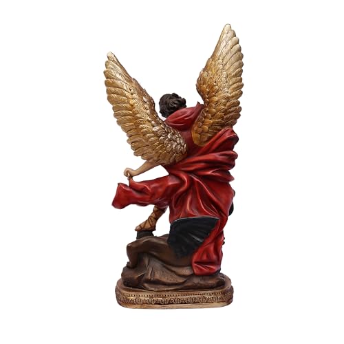 Hi-Line Gift Ltd. 24in St. Michael Statue Arcangel Miguel Indoor/Outdoor Religious Decor by HI-LINE - Used condition - Image 3