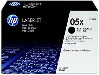 HP CE505X 05X High Yield Original LaserJet Toner Cartridge, Black, Single Pack