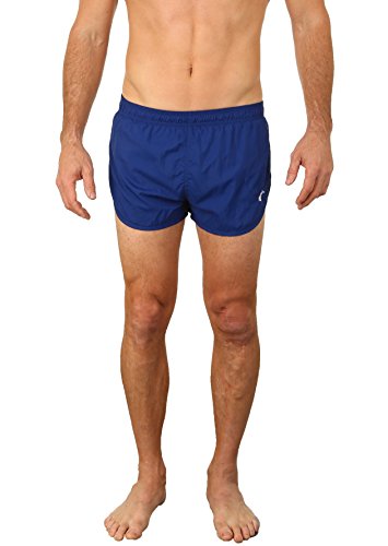 UZZI Men's Basic Running Shorts Swimwear Trunks 1830 Royal S