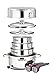 Magma Products, A10-360L-IND, 10 Piece Gourmet Nesting Stainless Steel Cookware Set, Induction Cooktops