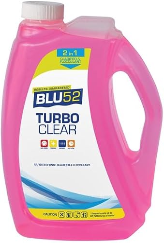 BLU52 Turbo Clear Pool Water Clarifier 2 Liter