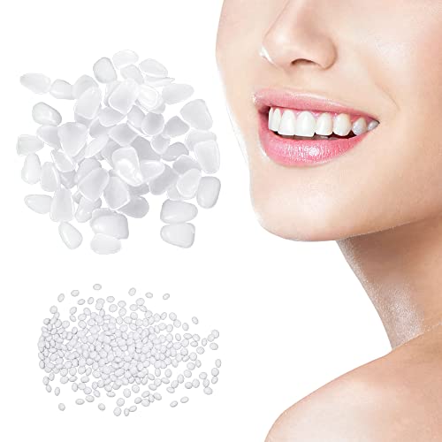 Fake Teeth, Tooth Repair Kit for Temporary Fixing The Missing and Broken Tooth Replacements, White