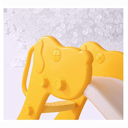 Indoor Slide Indoor Toddler Play Foldable Family Slide Playground Easy To Set Up,Ideal Gift For Boys And Girls For Children Ages 1-10 Freestanding Slides (Color : Yellow, Size : 135.5X30X70Cm) #TOP3