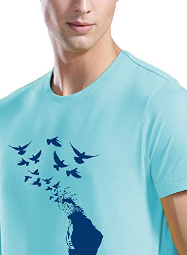 Image of ADRO Men's Solid Regular Fit T-Shirt