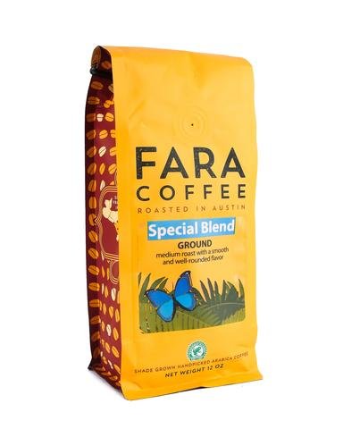 Fara Coffee, Ground (Special Blend (Medium / Dark), 12 Oz) #TOP4