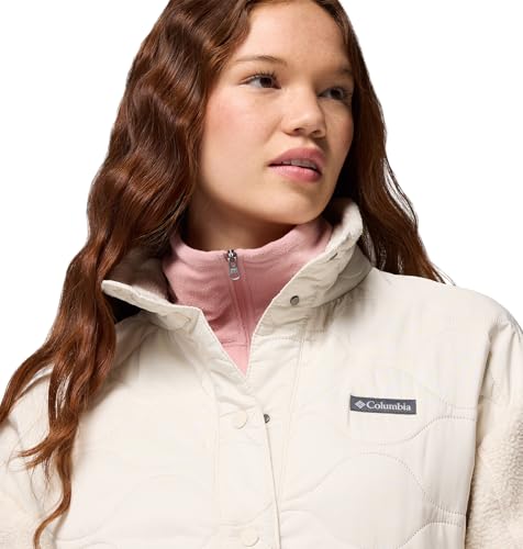 Columbia Womens Cloud Point Long Fleece, Chalk, X-Large by Columbia - Image 5