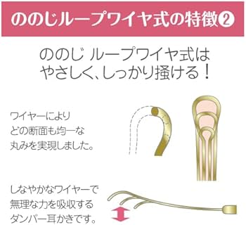 Amazon.co.jp: ののじ 日本製 ステンレス 爽快 ソフトワイヤー 耳かき