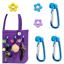 3Pack Key Holder Accessories for Bogg Bags Insert Charm Carabiner Keychain Compatible with Bogg Bag Beach Tote Bag