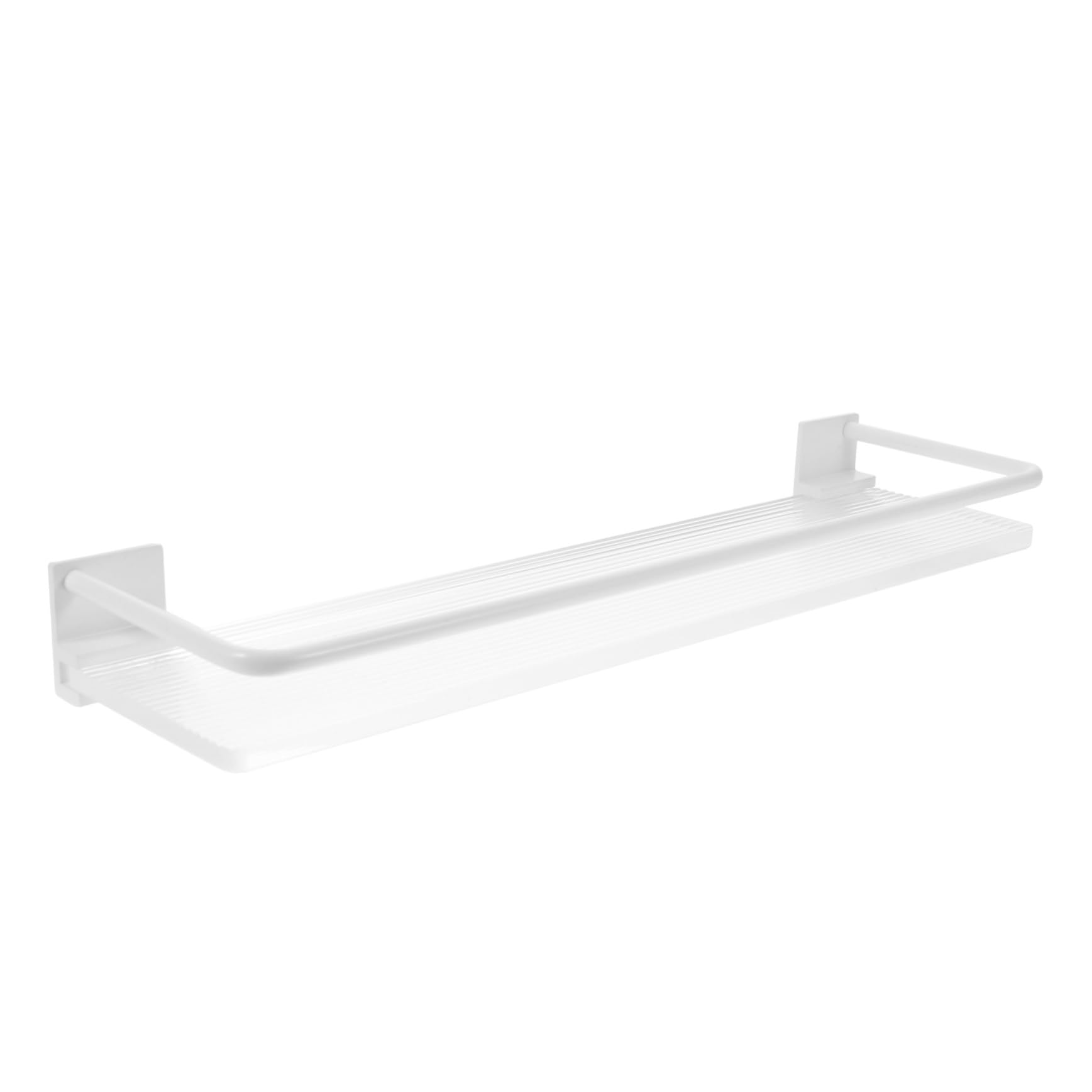 Étagère murale de salle de bain en aluminium stable avec rangement pratique