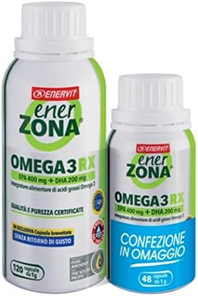 enerzona omega 3 RX brt 120+48 cpr da 1 gr : Amazon.it: Salute e cura della  persona