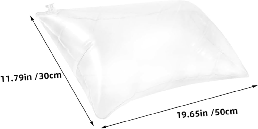 2pcs Inflatable Pillow Insert PVC Long Pillow Airbed Core for Camping Couch Car Seat Outdoor Travel