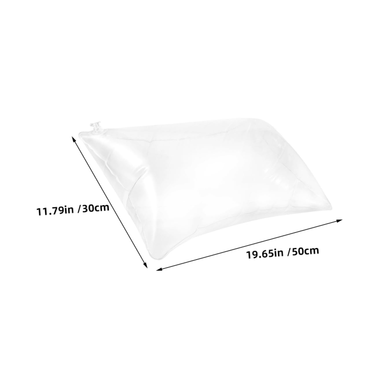 BUTIFULSIC 2pcs Inflatable Pillow Insert PVC Long Pillow Airbed Core for Camping Couch Car Seat Outdoor Travel