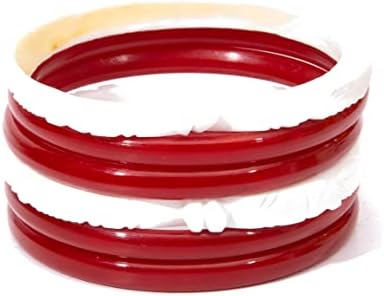 Swara Creations Original Shakha Pola Bangles 2.10 Size | Extra Large Size | Bengali bangles for Married women(6Pcs), 2.10 cm, Acrylic, no gemstone