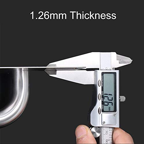 Abgream 304 Stainless Steel Door Handle - 1 Set Pull And Push Plate Door Handle With Screws And Screwdriver Suitable For Wooden Or Composite Door (11.8’’ X 3.8’’) #TOP2