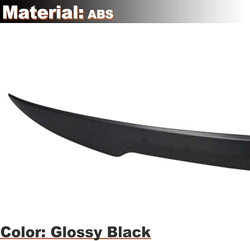 Miniatura 4 de MCARCAR KIT Alerón trasero para maletero para Volkswagen VW Jetta Sedan 2011-2018 ABS Material negro brillante Tapa trasera de maletero Highkick