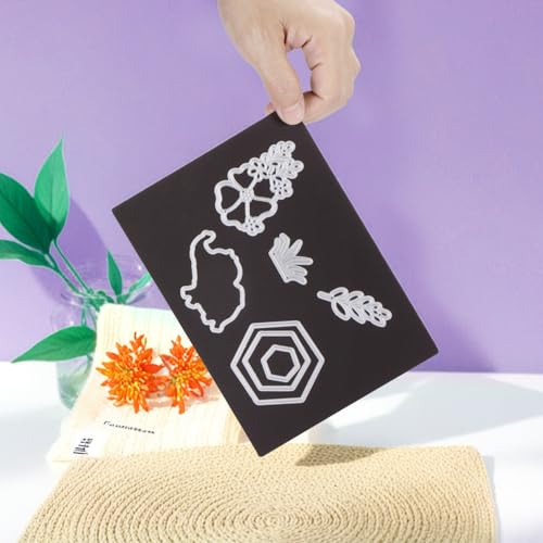 Magnetic Sheets and Storage Bags for Stamps and Dies Storage with Album Pocket, Die Cut Storage Set for Storage Die Cutting,DIY Scrapbooking,Card Making Supplies (Purple 3 Sets) by BABYSHEEP - Image 3
