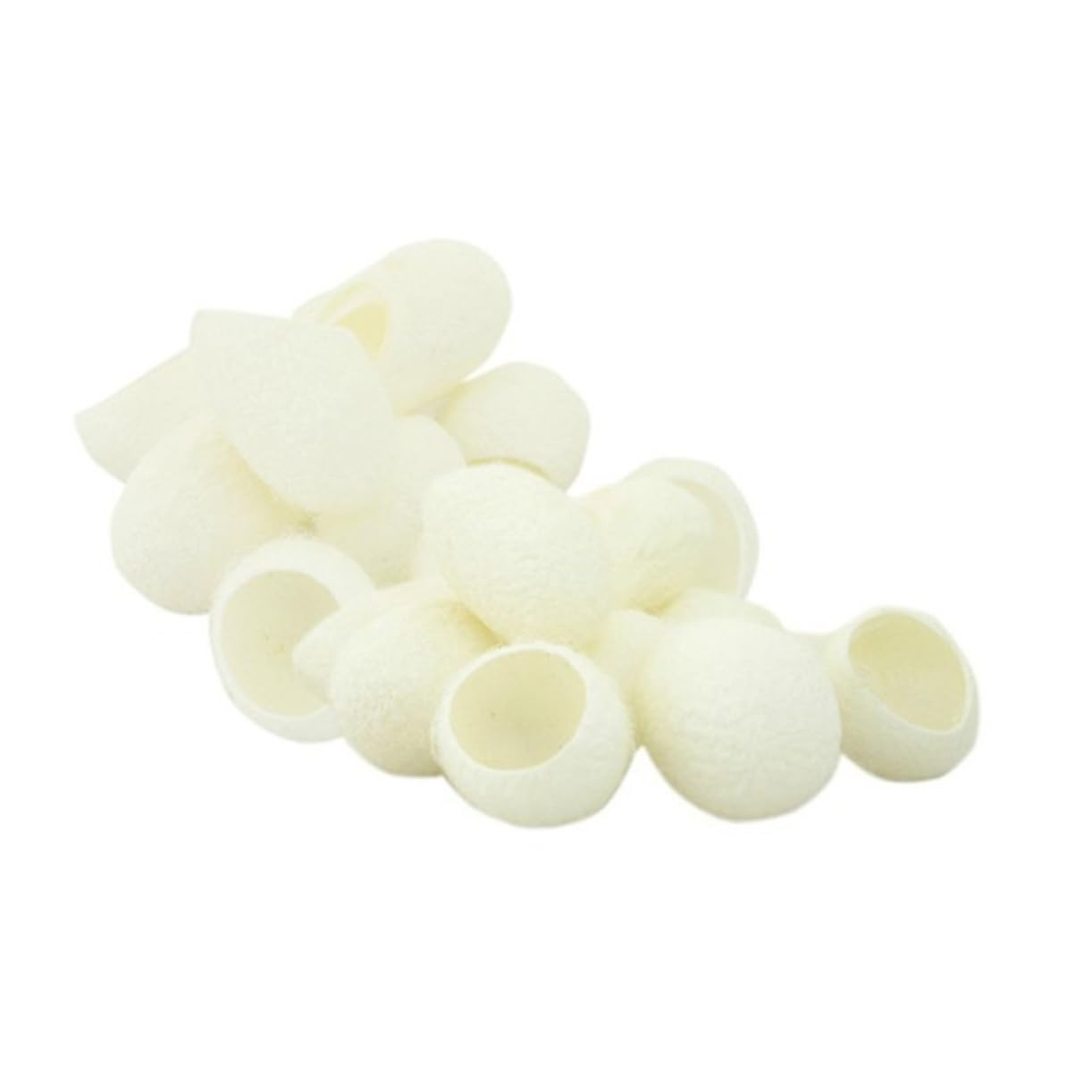 DOITOOL 600 Piezas De De Seda Para Frotar Los Dedos Limpieza De Seda Belleza Bolas Faciales Accesorios Faciales Exfoliante De De Seda Natural Plato De Monómero De