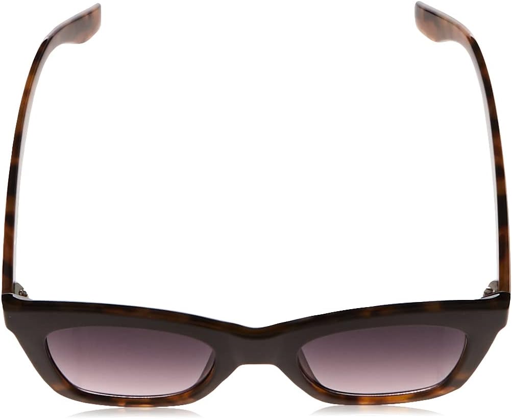 Martha Stewart Women's Ms104 Classic Uv400 Protective Square Cat Eye Sunglasses-Timeless Gifts for Her, 50mm