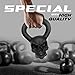 Yes4All Skull Kettlebell Demon 25 lb, Primal Cast Iron Powder Coated Kettlebells for Weights Exercises, Push up, Handle Grip Strength Training Equipment, Indoor Decorations