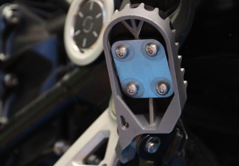 Coppia pedane in gomma per poggiapiedi originali enduro R 1200/1250 GS LC - ADV LC Coppia Copri Pedane Antiscivolo