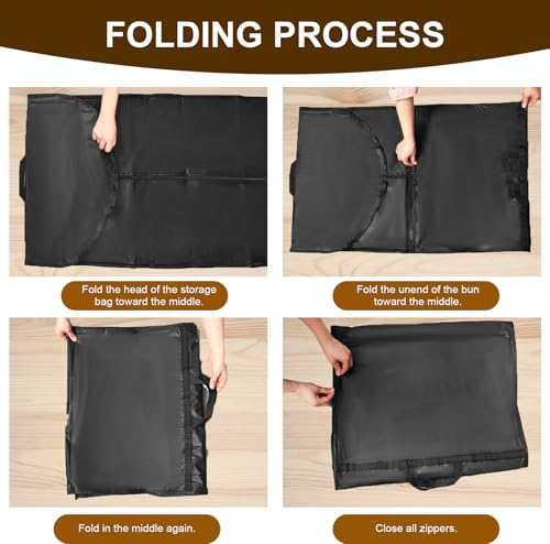 4 Pack Garment Bags for Dresses, Clothes Covers Protector Bags 70", Waterproof Dust Proof Garment Covers Moth Proof Dress Cover Bag, Wedding Dress Bag, Suit Bags for Travel and Storage - Image 6