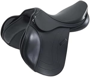 Selle De Dressage En Cuir - Alfalah International - Taille 15 à 18 Pouces