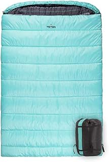 TETON Sports Mammoth 0F Queen-Size Double Sleeping Bag; Warm and Comfortable for Family