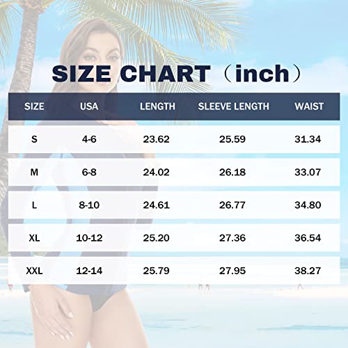 Women's Long Sleeve Rash Guard Zip Front Swimsuits Top Uv Upf 50+ Sun Protection Swim Shirt For Women Athletic Long Sleeve Surfing Swimwear Bathing Suit Pink Print L #TOP4