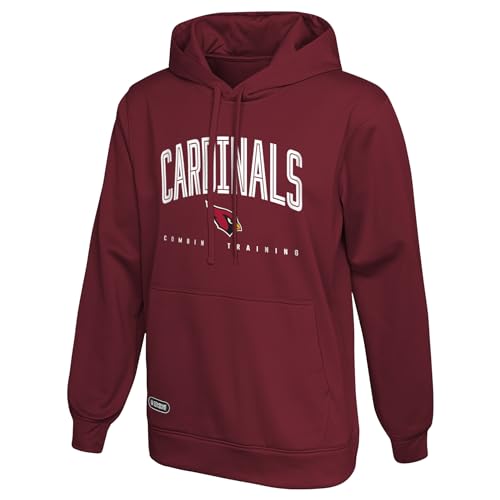 Outerstuff NFL Men's Up Field Team Colors Pullover Performance Fleece Hoodie