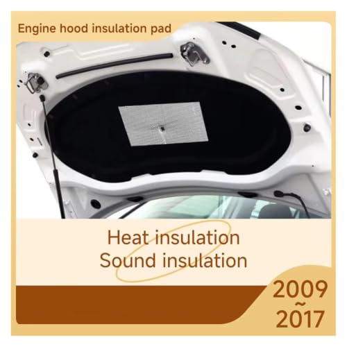 Coussin d'isolation capot pour VW Polo Mk5 protégeant le moteur - 4