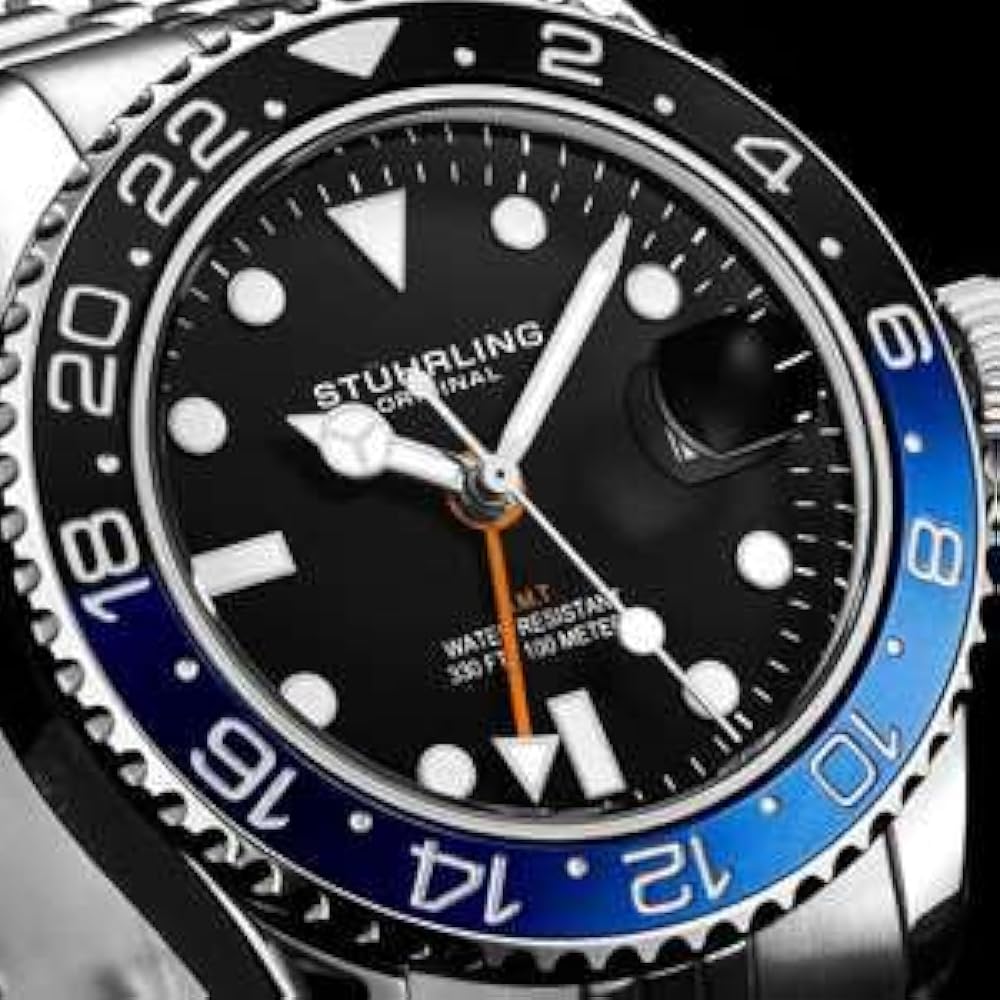 Stuhrling Original Analog Blue Dial Men's Stainless Steel
