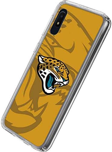 Skinit Clear Phone Case Compatible with Galaxy A10e - Officially Licensed NFL Jacksonville Jaguars Double Vision Design