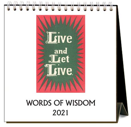 Words of Wisdom 2021 Calendar