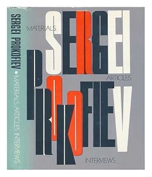 Hardcover Sergei Prokofiev. Materials. Articles. Interviews. 1978. Cloth with dustjacket. Book
