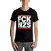 Politik Fuck Nazis FCK NZS,Men's T-Shirt Black-Style 6XL