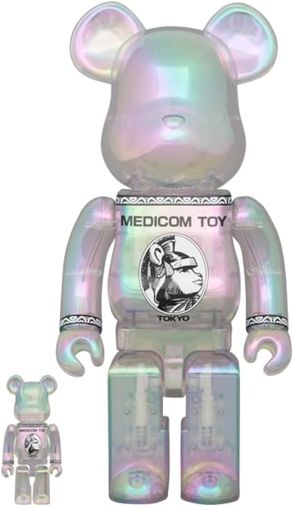 Amazon | BE@RBRICK CENTURION CLEAR CHROME Ver. 100％ & 400