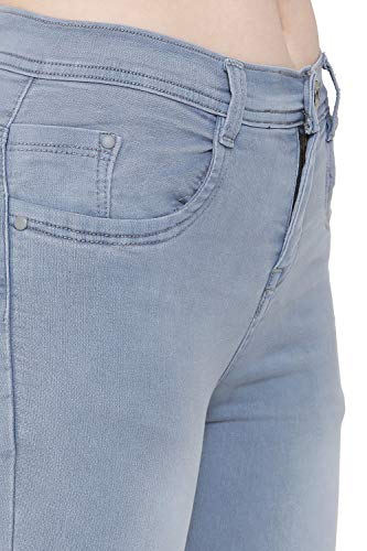 Image of Nifty Women's Denim Stretchable Slim Fit Color Jeans