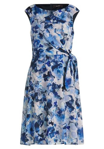 Vera Mont 0319/4801 Vestido, Azul Oscuro/Azul, 44 para Mujer